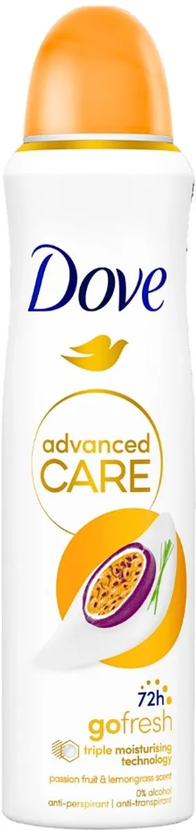 Dove Deospray Passievrucht & Citroengras 300ml (2x150ml)
