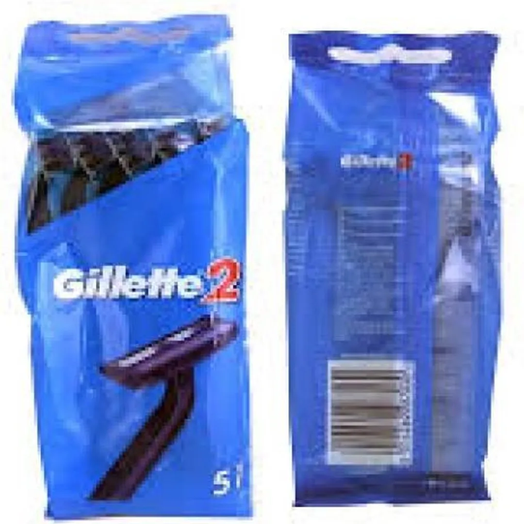 Gillette 2 Wegwerp Scheermesjes - 20 Stuks - Blauw