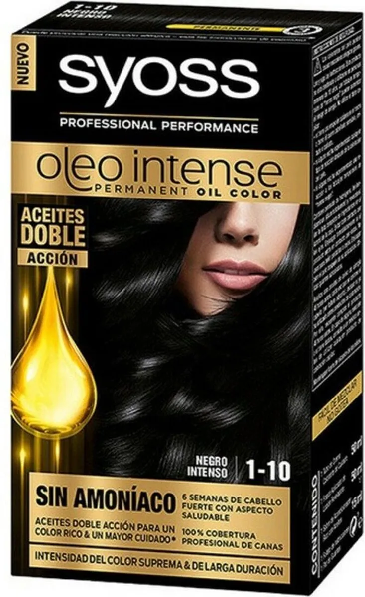 Syoss Permanente Kleur Zwart N1 500ml