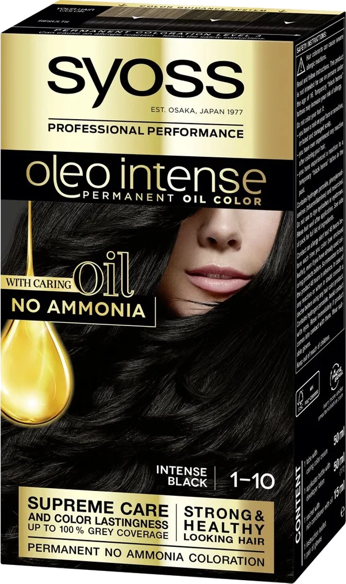 Syoss Permanente Kleur Zwart N1 500ml