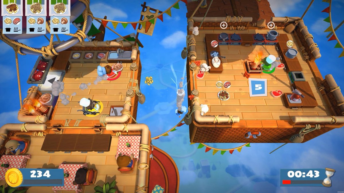 Overcooked Double Pack - Overcooked 1 & 2 - PS4