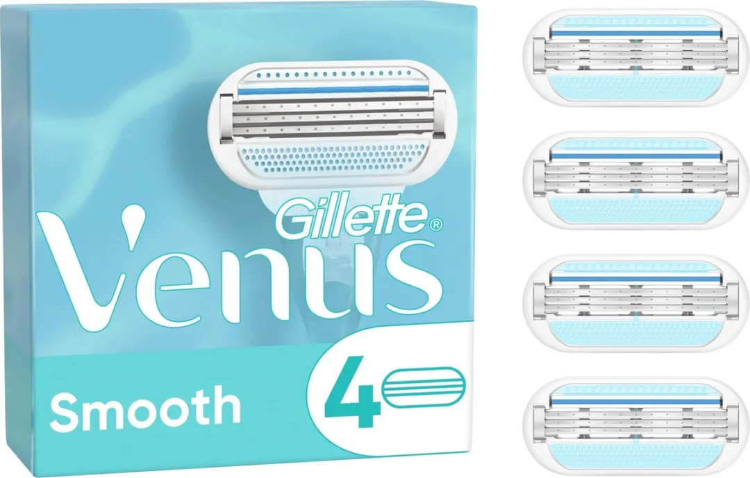 Gillette Venus Smooth Scheermesjes 4 Stuks