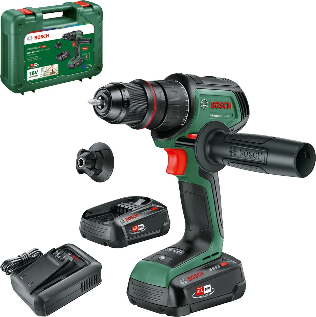 Bosch AdvancedDrill 18V 06039E2002 Accu-schroefboormachine - 2 snelheden