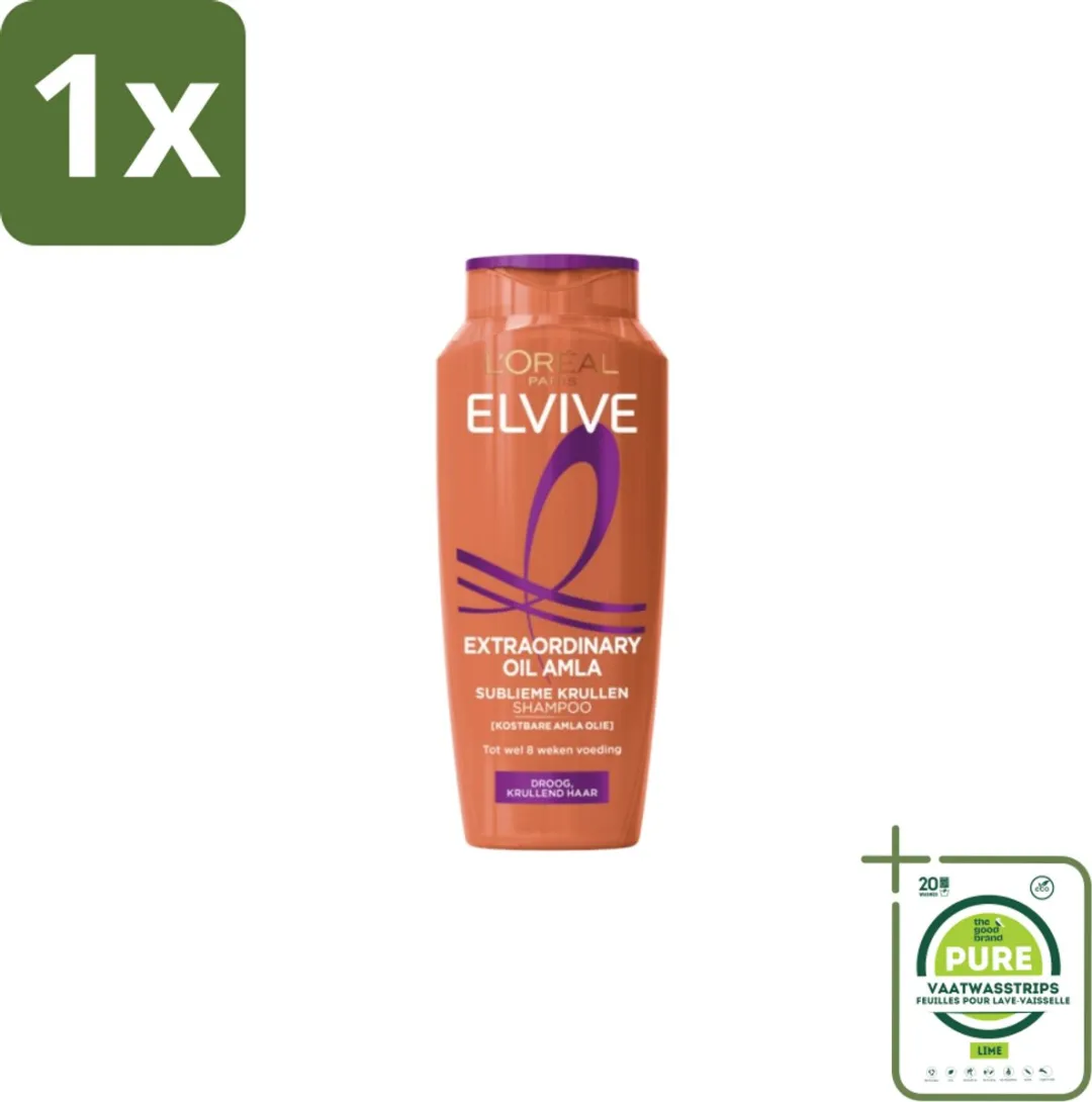 L'Oréal Paris Elvive Extraordinary Oil Krulverzorging Shampoo 250ml