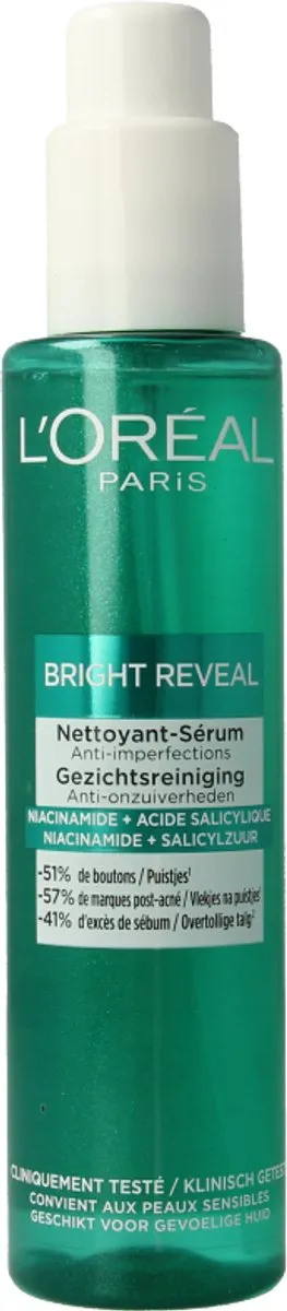 L'Oréal Paris Bright Reveal Reinigingscrème 150ml - Niacinamide
