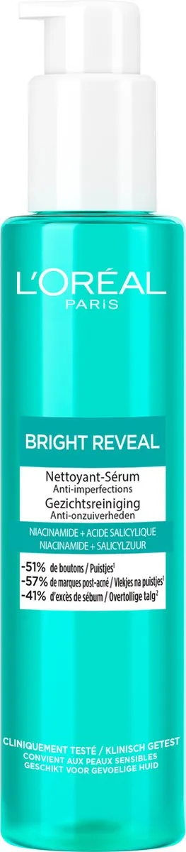 L'Oréal Paris Bright Reveal Reinigingscrème 150ml - Niacinamide