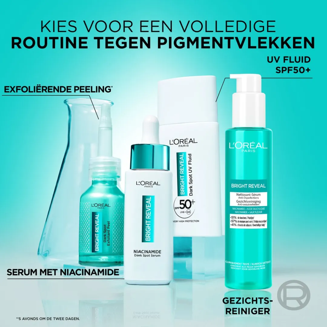 L'Oréal Paris Bright Reveal Reinigingscrème 150ml - Niacinamide