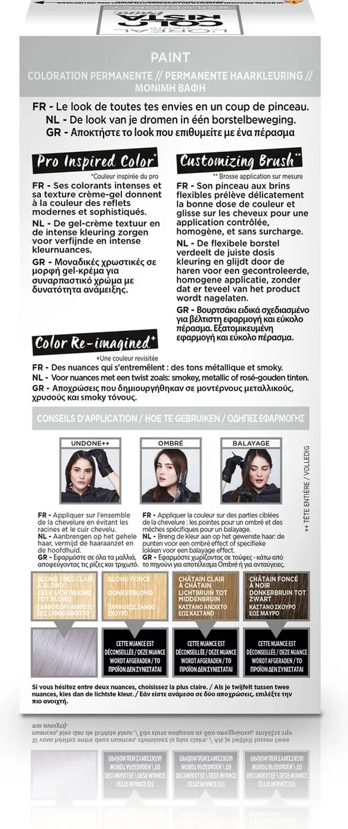 L'Oréal Paris Colorista Paint 10.120 Grijs - 160ml