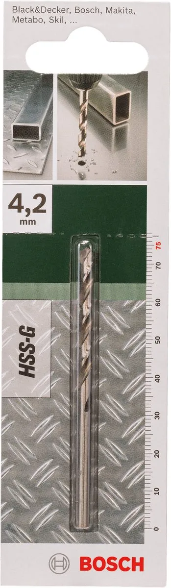Bosch Metaalboren HSS-G 4,2mm - 1 Stuk - MPN 2609255042