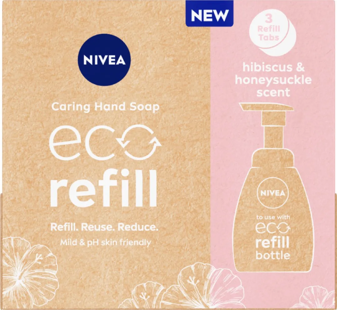 NIVEA Caring Handzeep Eco Refill 42g