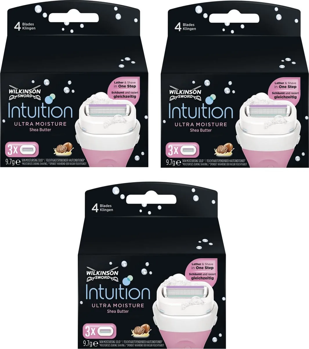 Wilkinson Sword Intuition Ultra Moisture Navulscheermesjes 9 Stuks