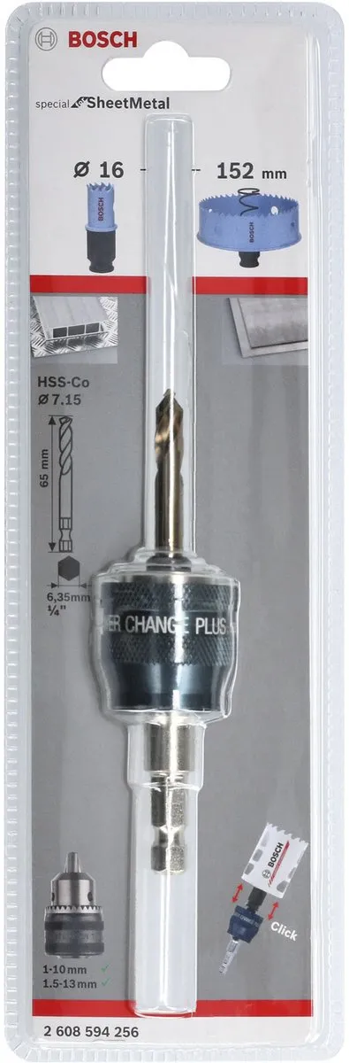 Bosch Gatzaaghouder Zeskant Metaal 16-102mm