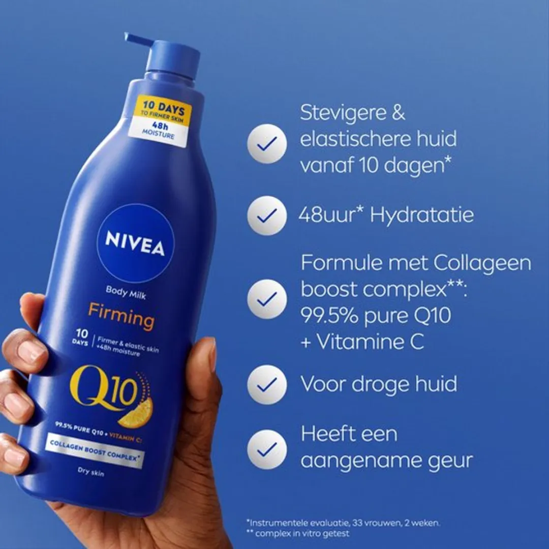 NIVEA Q10 Verstevigende Bodymilk 400ml - 3 Stuks