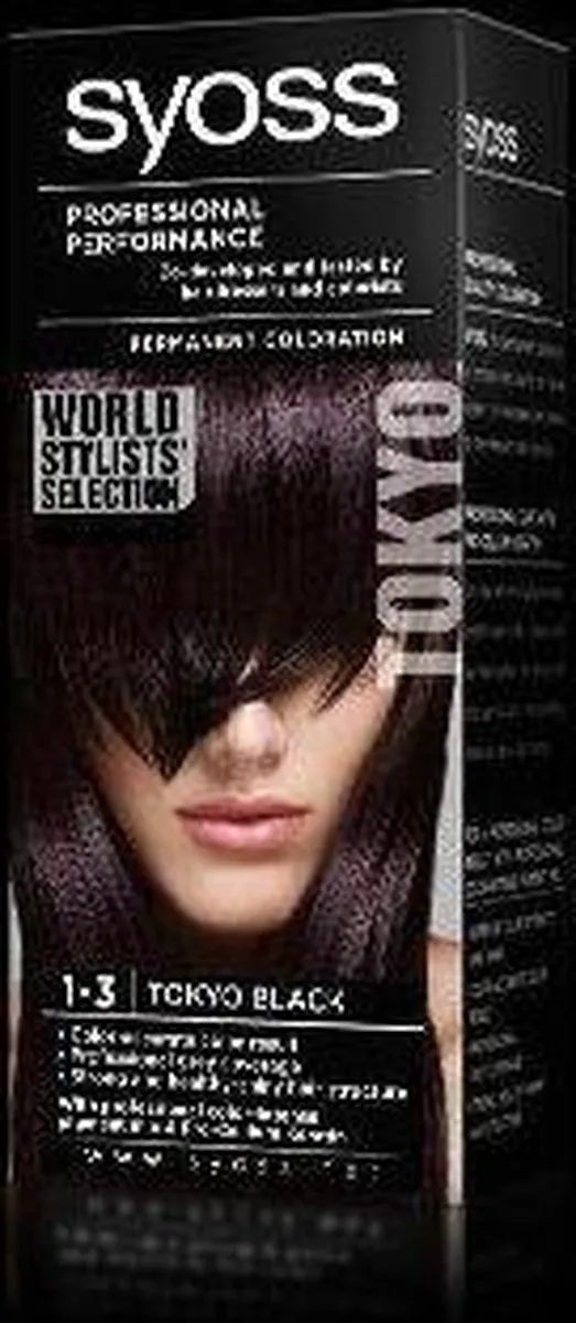 SYOSS Haarverf Tokyo Zwart 115ml