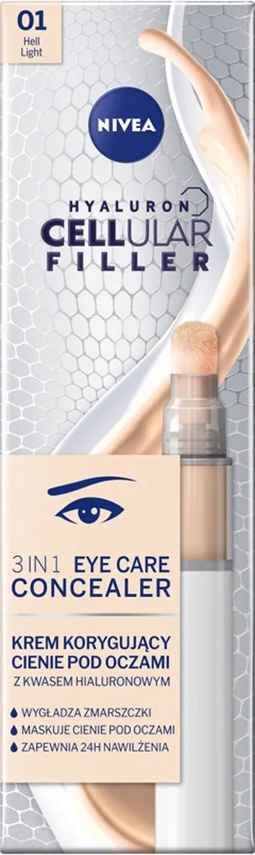 NIVEA Hyaluron Cellular Filler 3in1 Eye Care Cushion 4ml - Natural