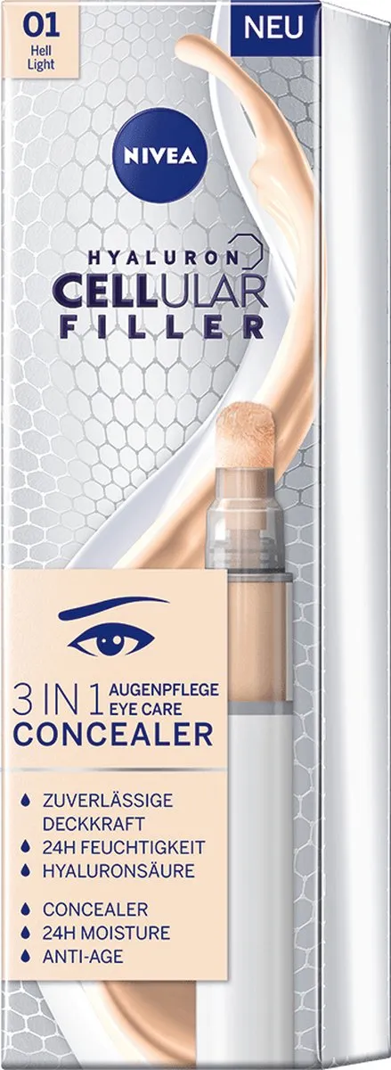 NIVEA Hyaluron Cellular Filler 3in1 Eye Care Cushion 4ml - Natural