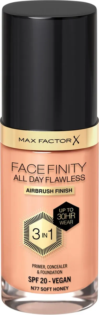 Max Factor Facefinity Foundation N77 Soft Honey 30ml