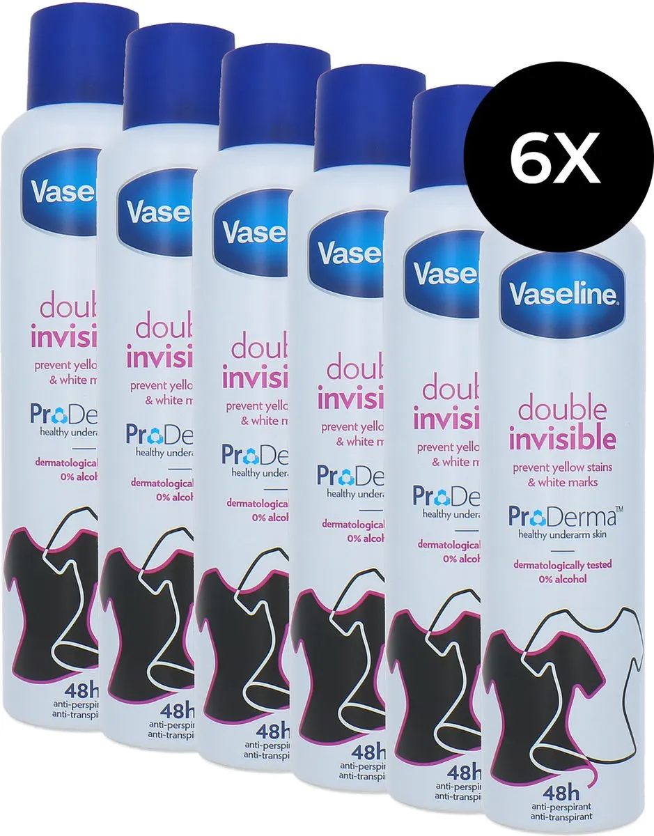 Vaseline Double Invisible Pro Derma Deodorant Spray