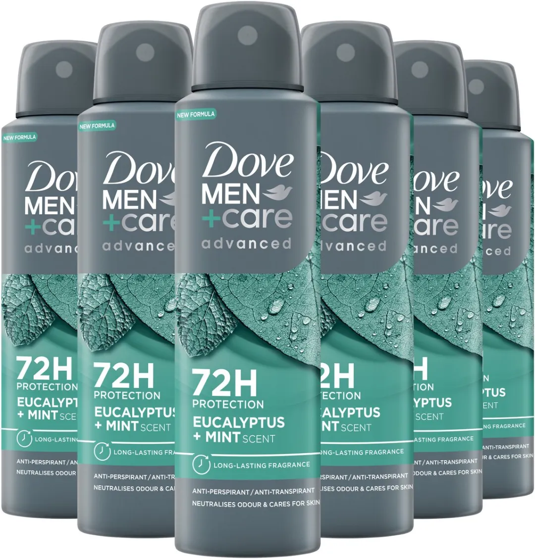 Dove Men+Care Anti-Transpirant Spray Eucalyptus & Mint 20 Stuks
