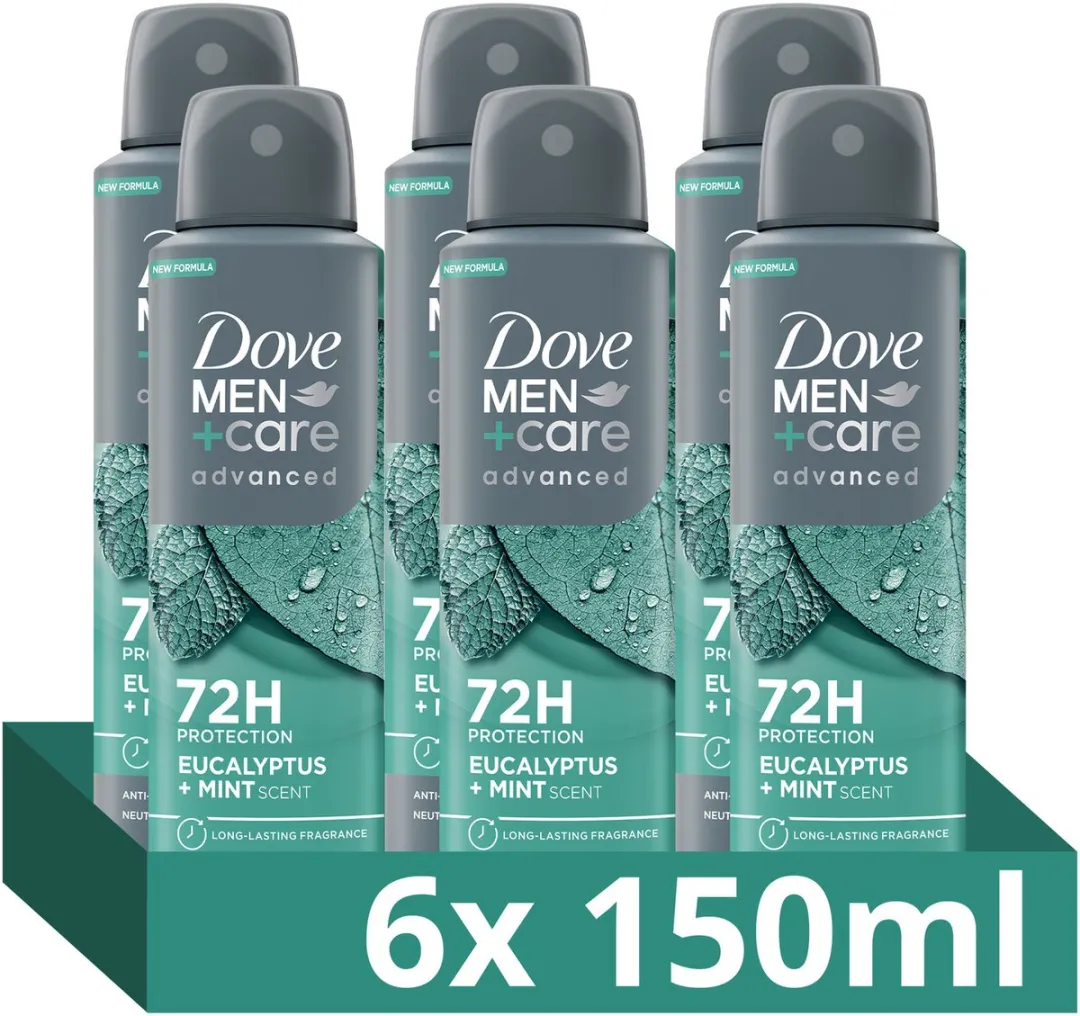 Dove Men+Care Anti-Transpirant Spray Eucalyptus & Mint 20 Stuks