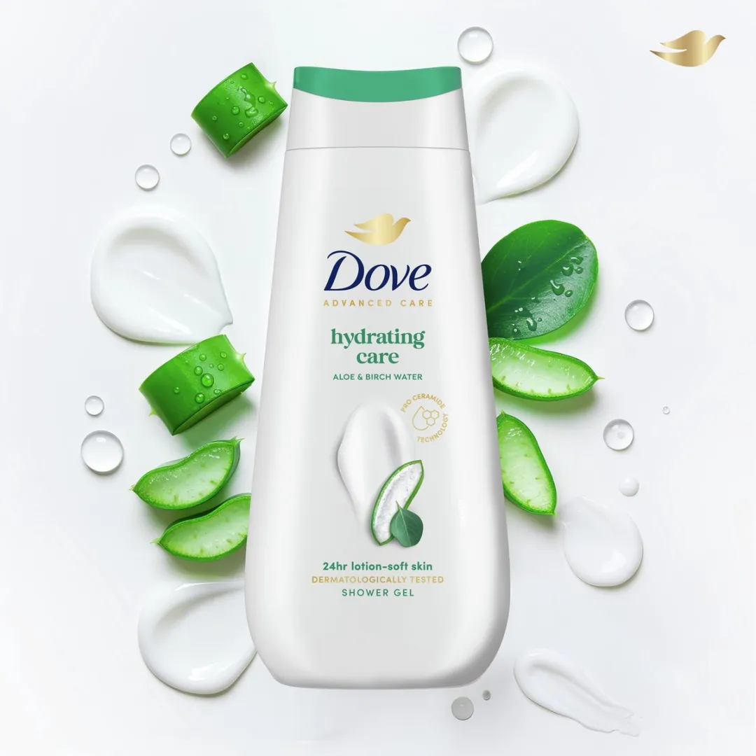 Dove Advanced Care Douchegel - Hydraterend - 6x225ml