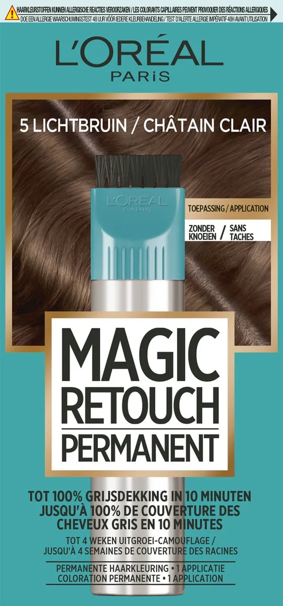 L'Oréal Paris Magic Retouch Permanent 5 Lichtbruin - 100g