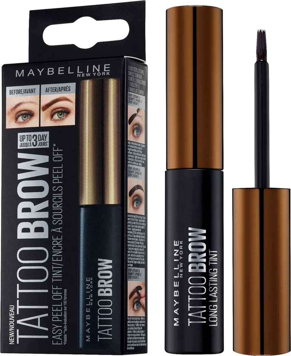 Maybelline Tattoo Brow Peel-Off Gel 2 Medium Brown - 5g