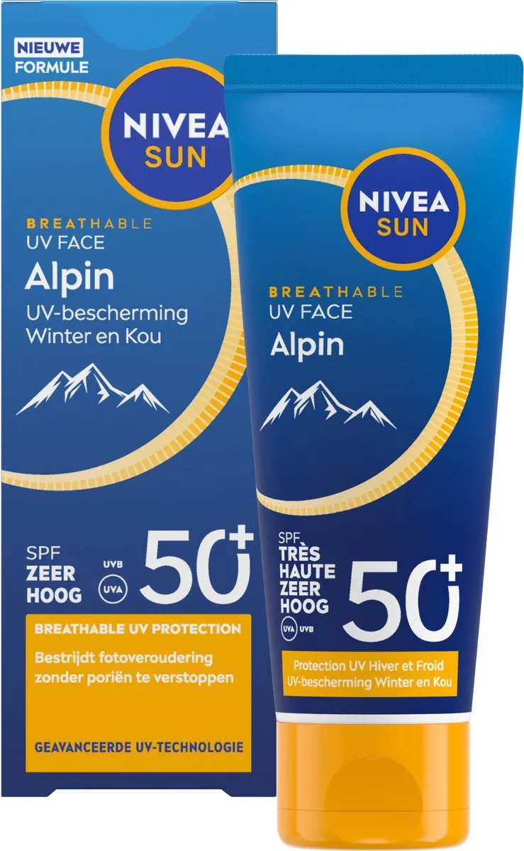 NIVEA SUN UV Face Alpin SPF50+ Gezicht Zonnebrandcrème 40ml