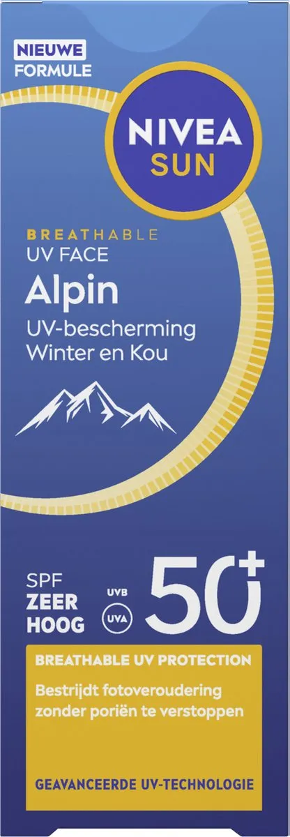NIVEA SUN UV Face Alpin SPF50+ Gezicht Zonnebrandcrème 40ml