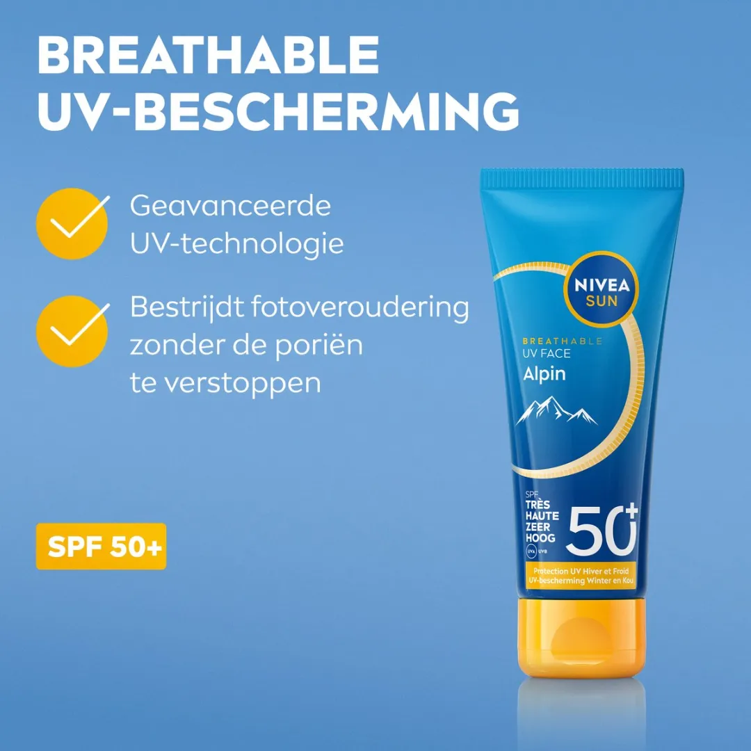 NIVEA SUN UV Face Alpin SPF50+ Gezicht Zonnebrandcrème 40ml