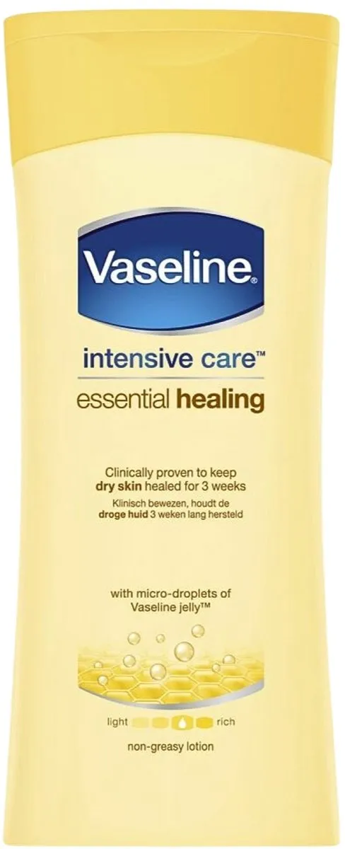 Vaseline Essential Healing Bodylotion 400ml - 24 Stuks