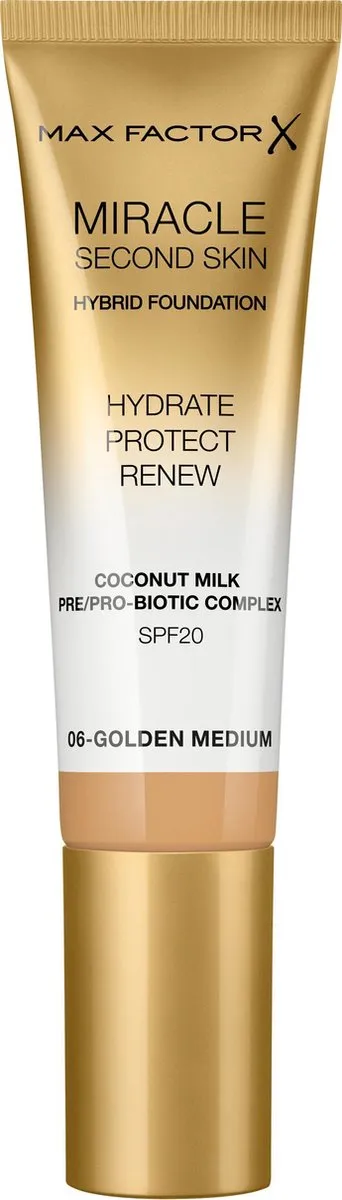 Max Factor Miracle Second Skin Foundation 06 Golden Medium