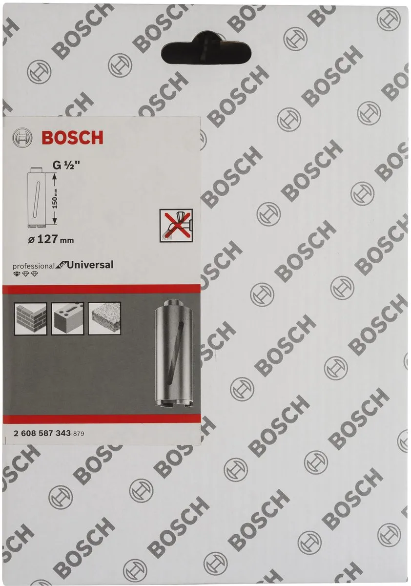 Bosch Diamantboorkroon 127mm - Beton - 1/2" BSP