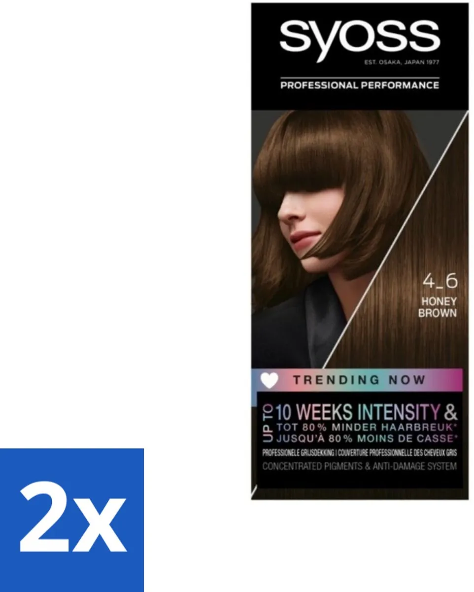 SYOSS Haarverf 4-6 Honey Brown