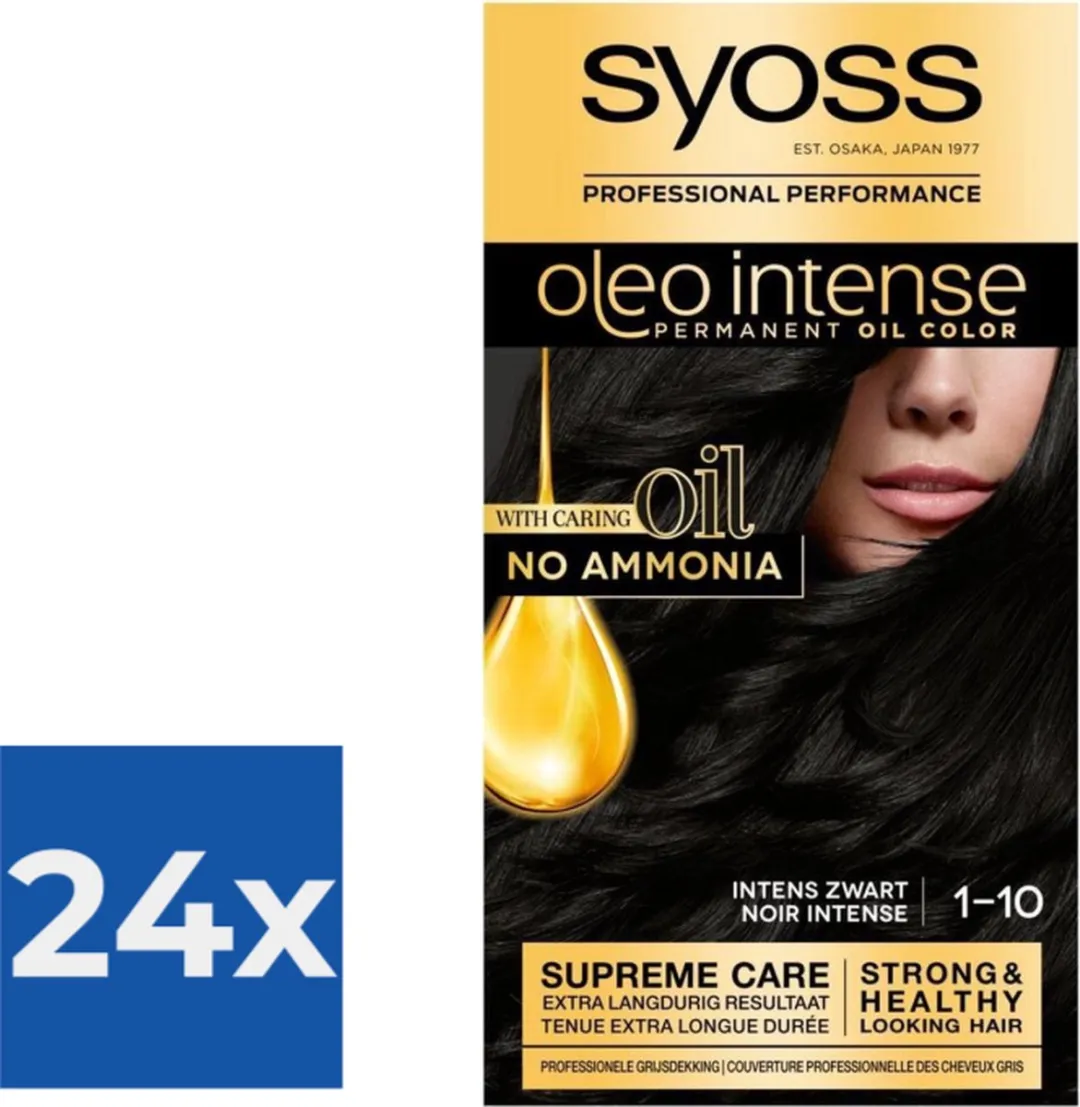 SYOSS Oleo Intense Haarverf 1-10 Intens Zwart