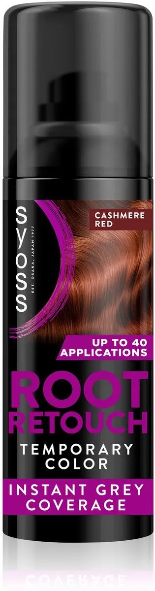 SYOSS Root Retouch Uitgroeispray Cashmere Red 120ml