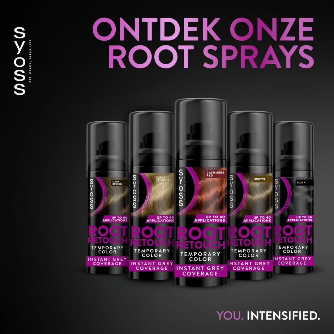 SYOSS Root Retouch Uitgroeispray Cashmere Red 120ml