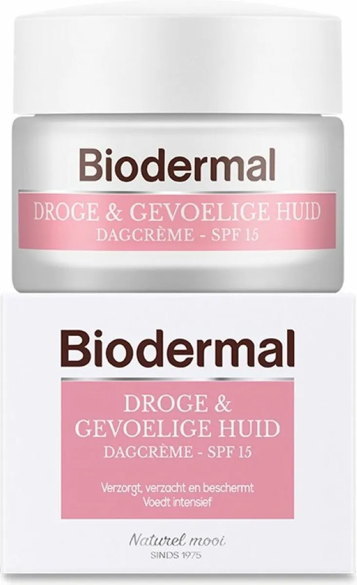 Biodermal Dagcrème Droge & Gevoelige Huid 50ml - afbeelding 6 van 6