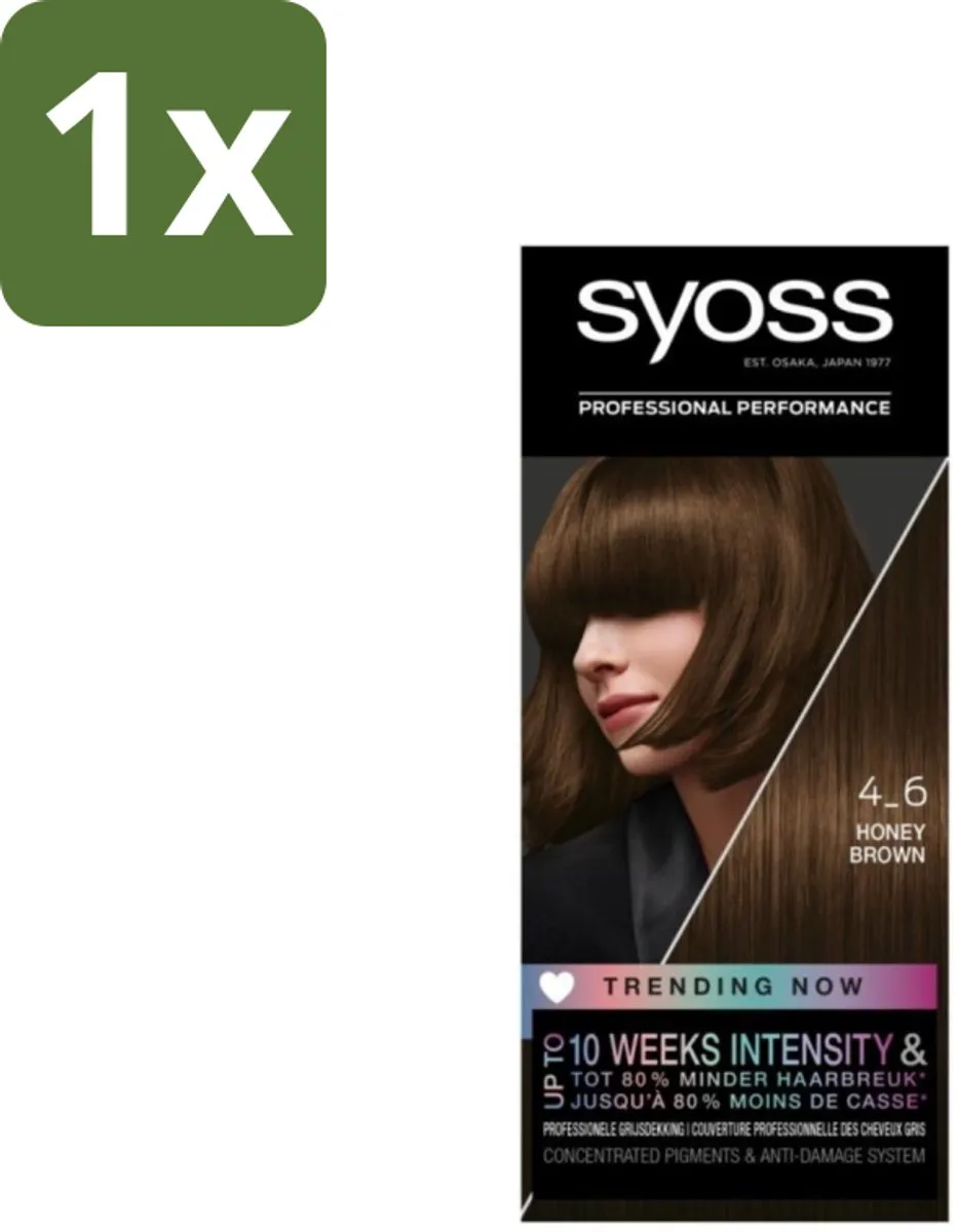 SYOSS Haarverf 4-6 Honey Brown 100ml