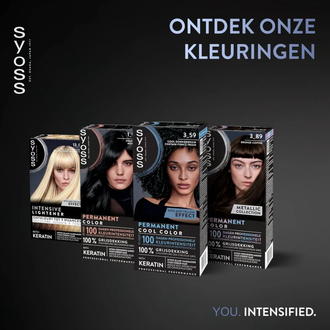 SYOSS Haarverf 3-59 Cool Donkerbruin 115ml