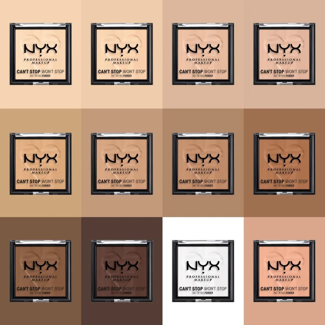 NYX Can't Stop Won't Stop Mattifying Powder Fair - 6g