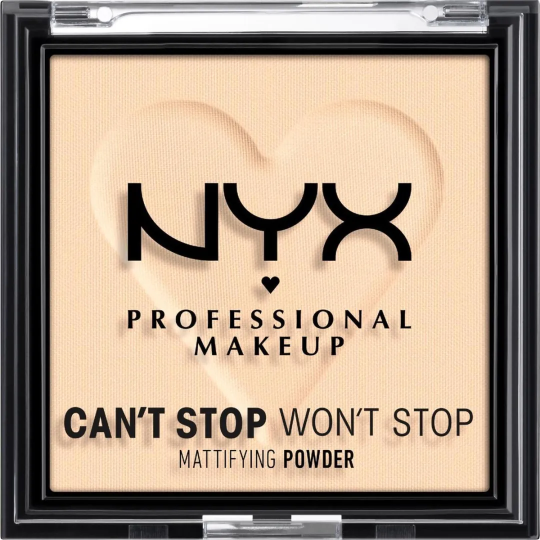 NYX Can't Stop Won't Stop Mattifying Powder Fair - 6g