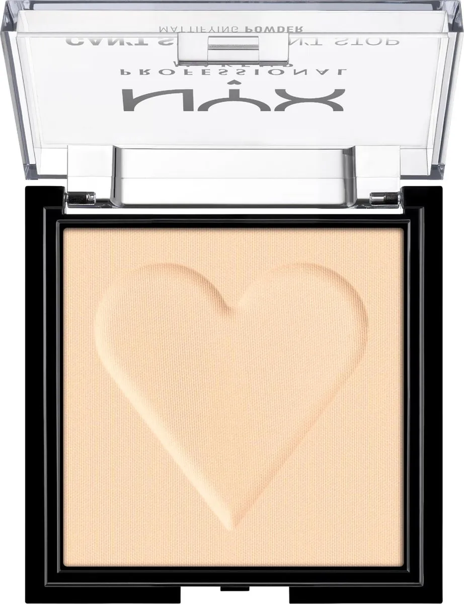 NYX Can't Stop Won't Stop Mattifying Powder Fair - 6g