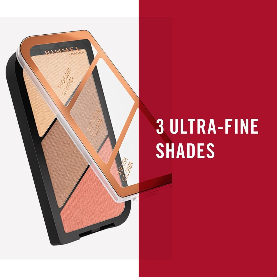Rimmel London Sculpting Kit Powder 002 Medium - 20ml