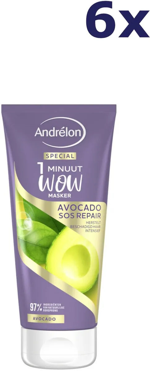 Andrélon 1 Minuut Wow Masker Avocado SOS Repair