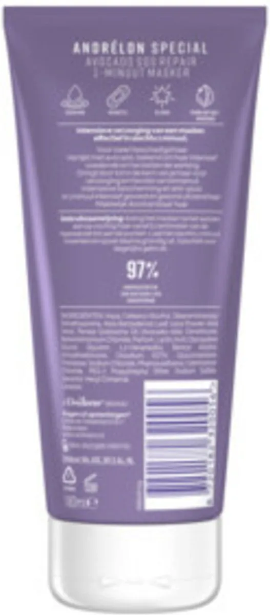 Andrélon 1 Minuut Wow Masker Avocado SOS Repair - 6x180ml