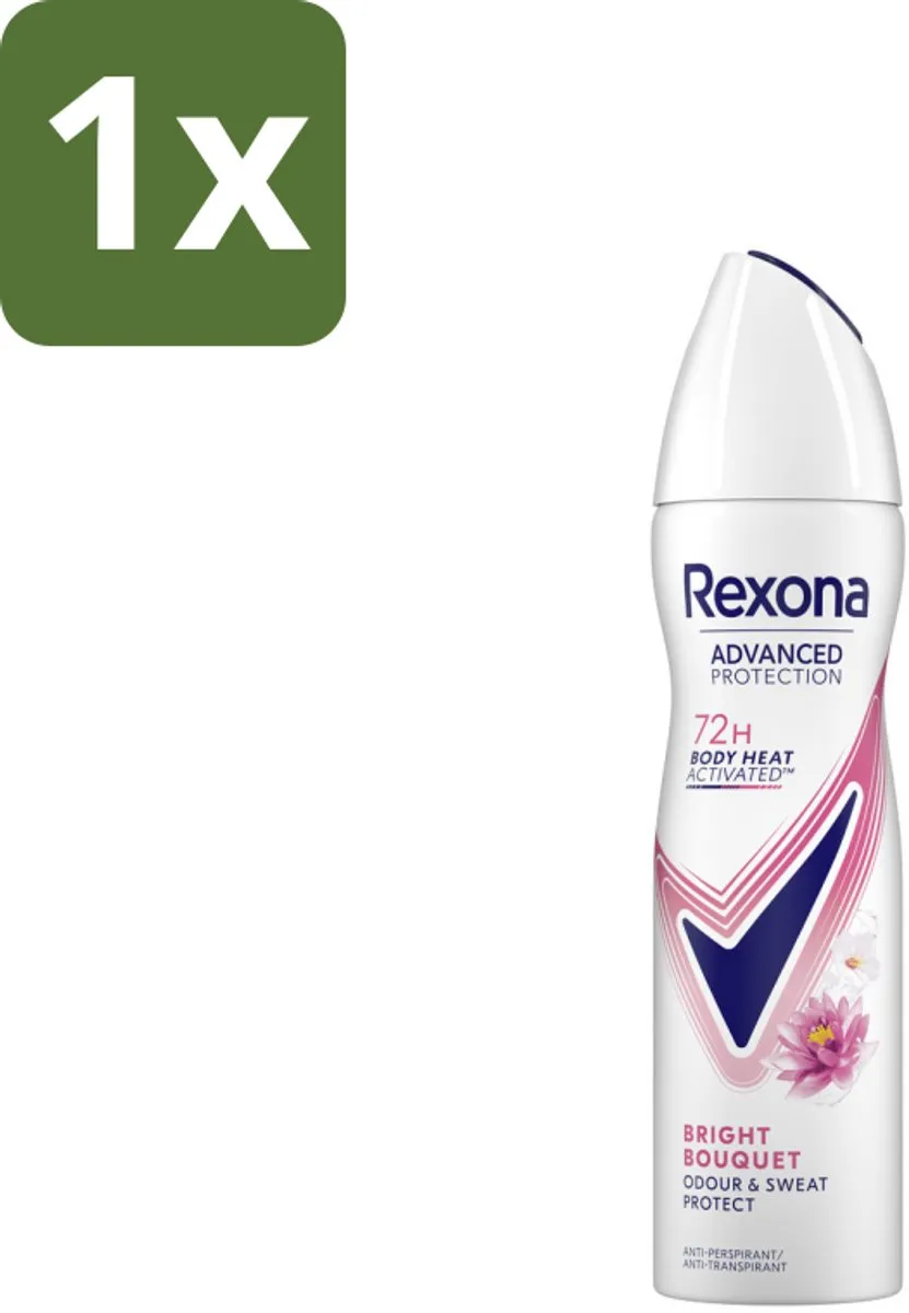 Rexona - Deodorant Spray - Advanced Protection Bright Bouquet - Langdurige Frisheid - 150 ml - 1 stuk