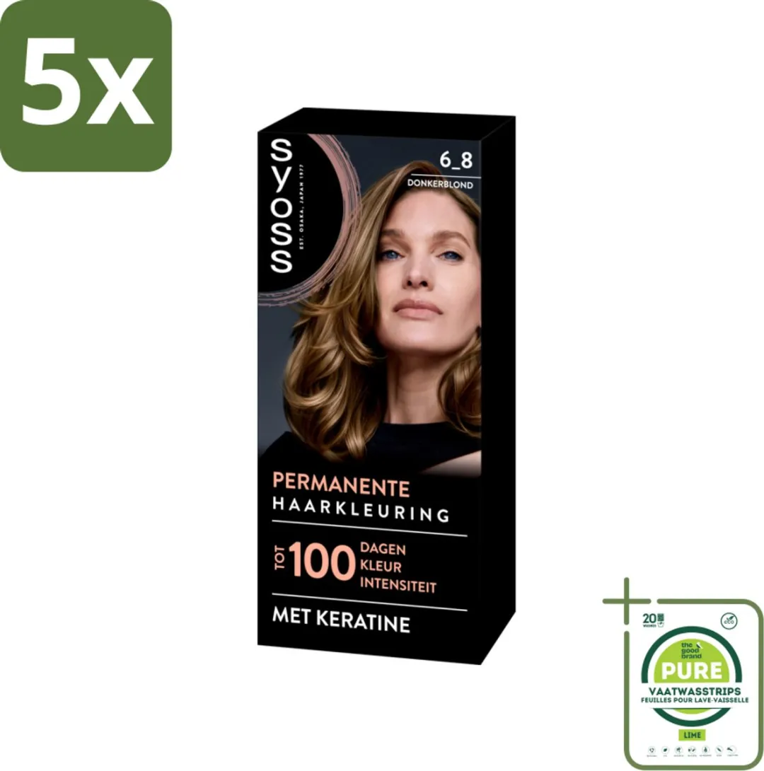 SYOSS Permanent Haarkleuring 6-8 Donkerblond