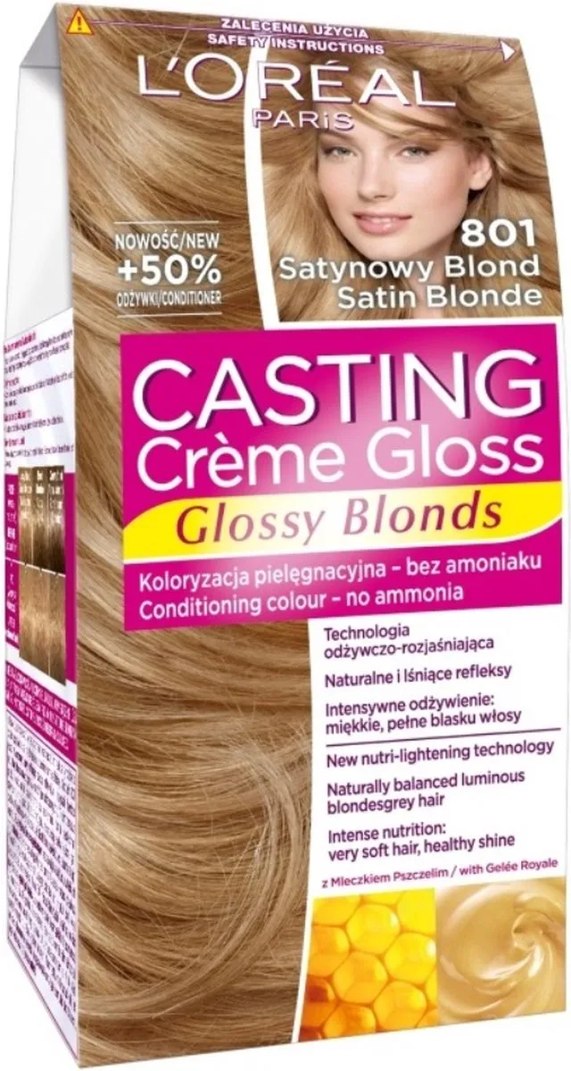 L'Oréal Paris Casting Crème Gloss 801 Satin Blonde