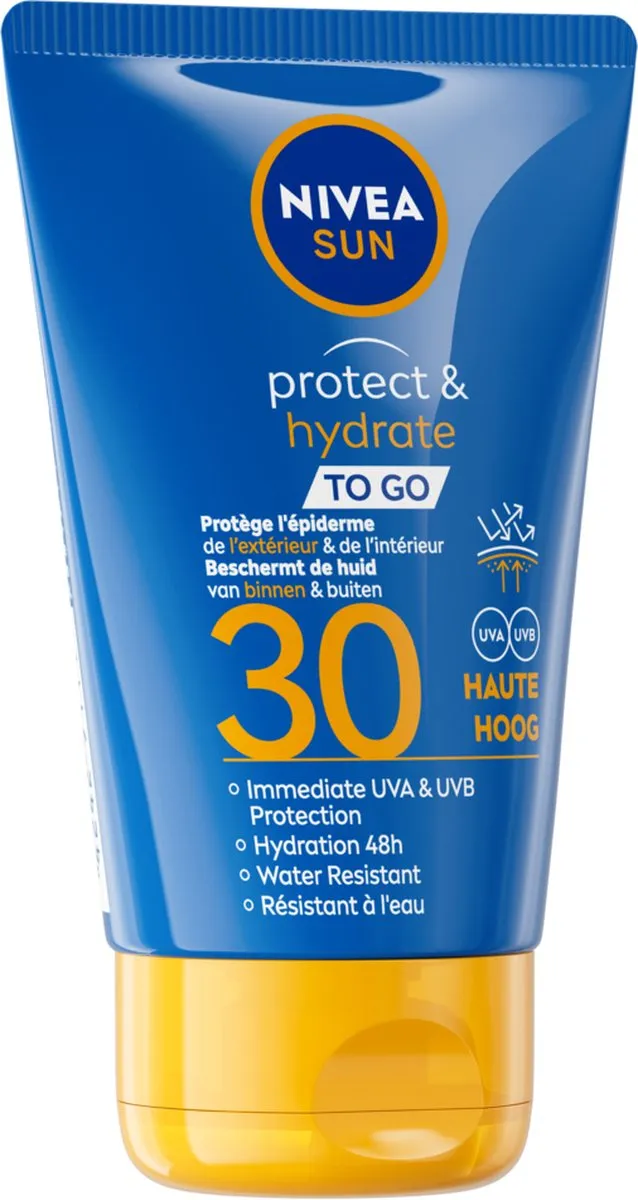 NIVEA SUN Protect & Hydrate Pocket Zonnemelk SPF 30 - 50ml
